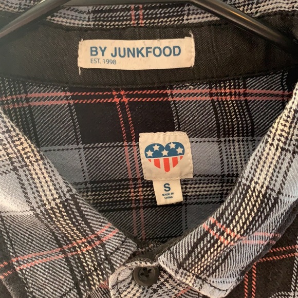 Blue flannel style shirt - Picture 2 of 6